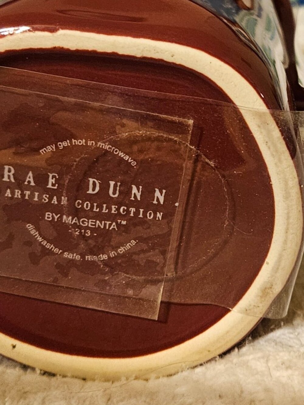 NWT Rae Dunn Cozy Gnome in Burgundy from Artisan Collection Coffee/Tea Mug - Picture 2 of 5